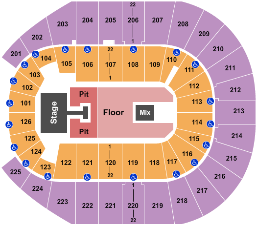 Simmons Bank Arena Morgan Wallen Seating Chart