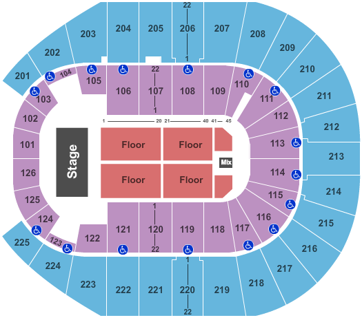 Verizon Arena Little Rock Seating Chart