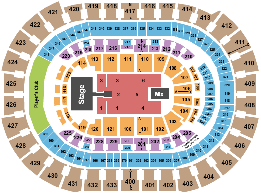Capital One Arena Barry Manilow Seating Chart