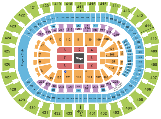Capital One Arena Center Stage Seating Chart