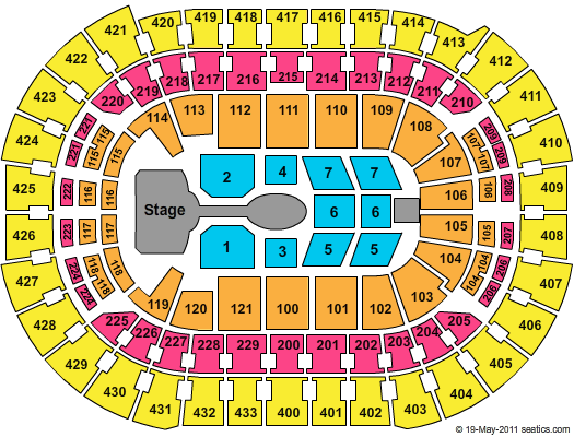 Capital One Arena Cirque MJ Seating Chart