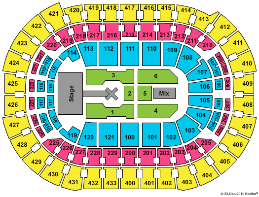 Capital One Arena Coldplay Seating Chart
