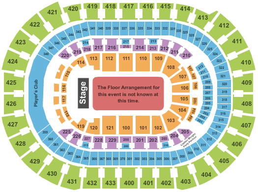 seating chart for Capital One Arena - Generic Floor - eventticketscenter.com