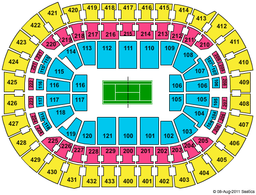 Capital One Arena Tennis Seating Chart