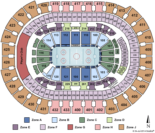 Capital One Arena Hockey Int Zone Seating Chart