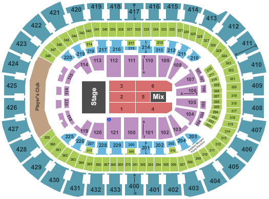 Capital One Arena Janet Jackson Seating Chart