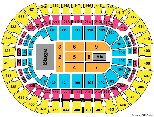 Capital One Arena Watch The Throne Seating Chart
