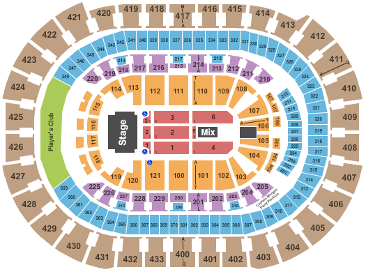 Capital One Arena Sting & Peter Gabriel Seating Chart