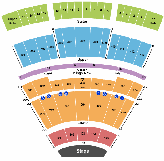 Texas Trust CU Theatre at Grand Prairie seating chart event tickets center