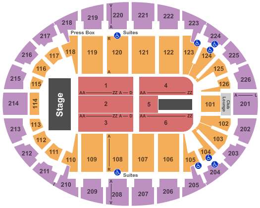 SNHU Arena Motley Crue Seating Chart