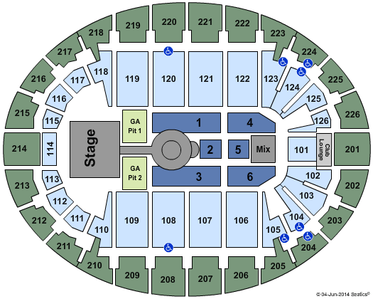 SNHU Arena Luke Bryan Seating Chart