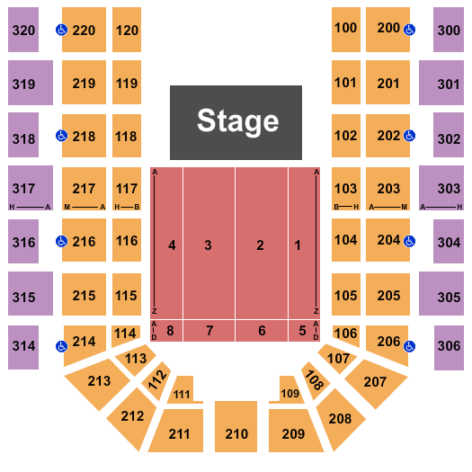 Mayo Clinic Health System Event Center Brit Floyd Seating Chart