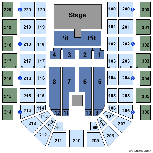 Mayo Clinic Health System Event Center Florida Georgia Line Seating Chart