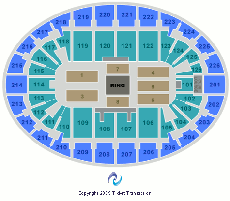 SNHU Arena Wrestling Seating Chart