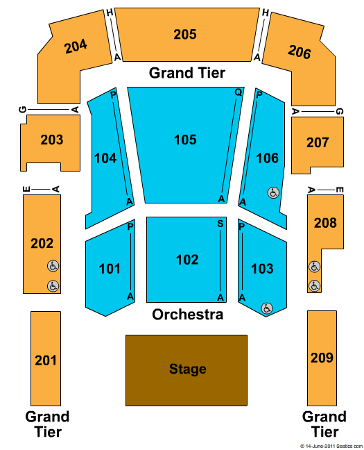 Real Life Ampitheater End Stage Seating Chart