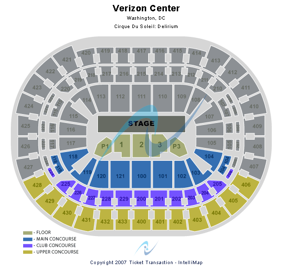 Capital One Arena Cirque Seating Chart