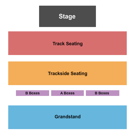 Vermont State Fairgrounds Endstage GA Seating Chart