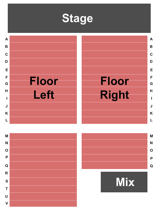 Vernon Downs End Stage Seating Chart