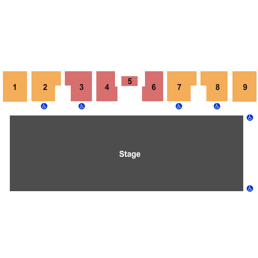 Veterans Memorial Stadium - Quincy DCI Seating Chart