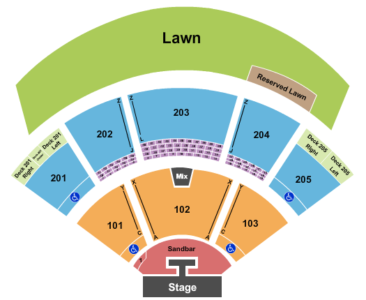 Veterans United Home Loans Amphitheater Kenny Chesney 2 Seating Chart
