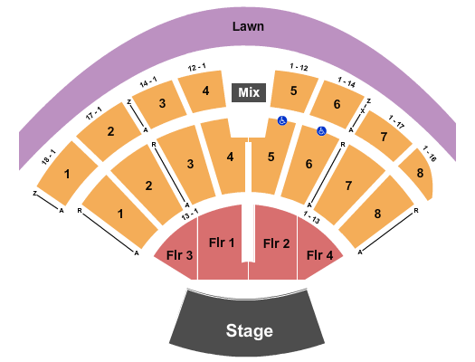 Vetter Stone Amphitheatre Endstage 3 Seating Chart
