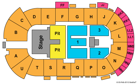 Viaero Event Center Miranda Lambert Seating Chart