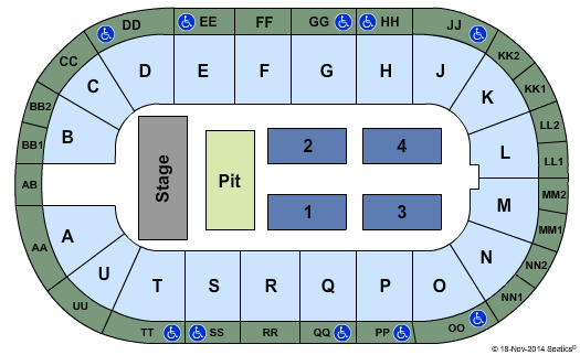 Viaero Event Center Randy Rogers Band Seating Chart