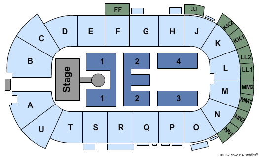 Viaero Event Center The Band Perry Seating Chart