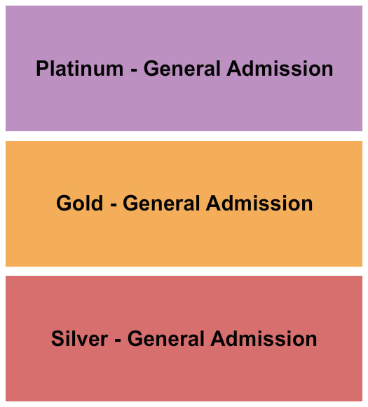 Vibrant Arena at The MARK GA - Silver/Gold/Platinum Seating Chart