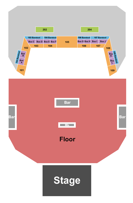 Vibrant Music Hall Scotty McCreery Seating Chart