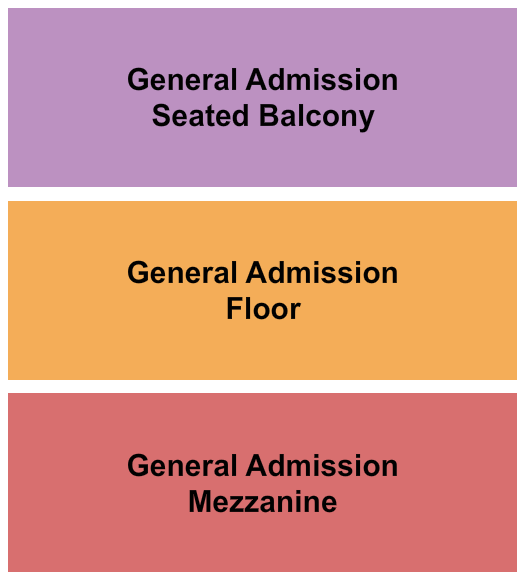 Vic Theatre All GA Seating Chart
