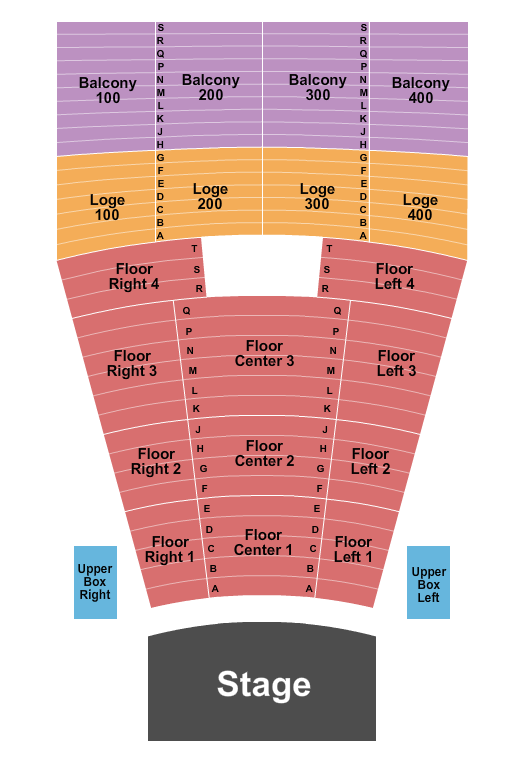 Vic Theatre Seating Map