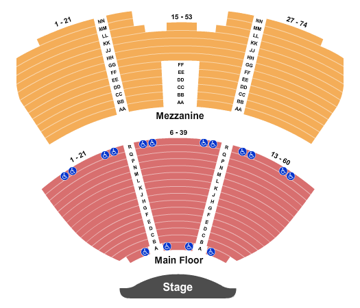 Victoria Fine Arts Center Endstage Seating Chart