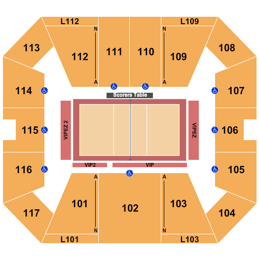 Victory Heights Arena and Sports Performance Center venue and seating information