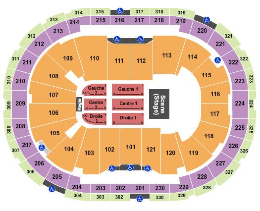 Centre Videotron Amphitheatre Seating Chart