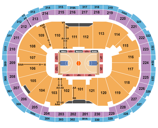 Centre Videotron Basketball - CEBL Seating Chart