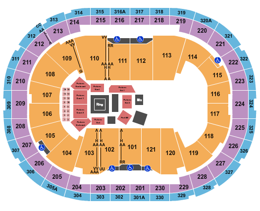 Centre Videotron Boxing 4 Seating Chart