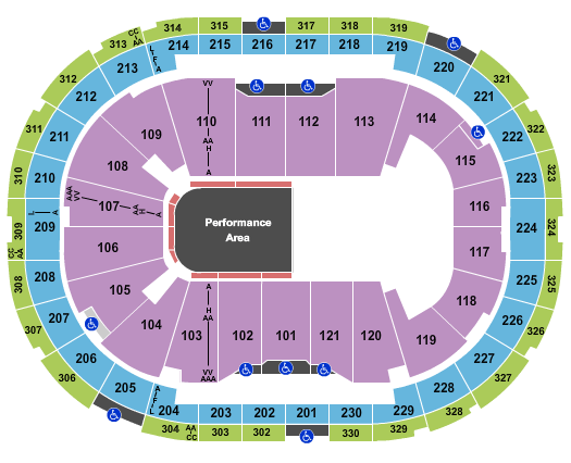 Centre Videotron Cirque - Crystal Seating Chart