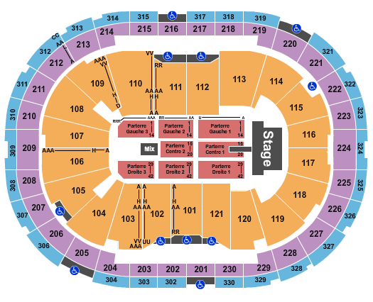 Centre Videotron Def Leppard Seating Chart