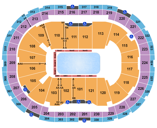 Centre Videotron Disney on Ice 2 Seating Chart