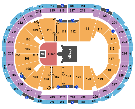 Centre Videotron Ghost Seating Chart