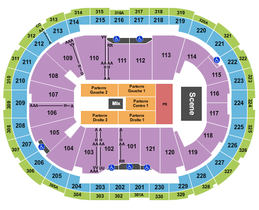 Centre Videotron Ice Cube Seating Chart