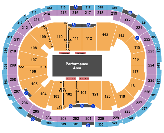 Centre Videotron Jurassic World Seating Chart