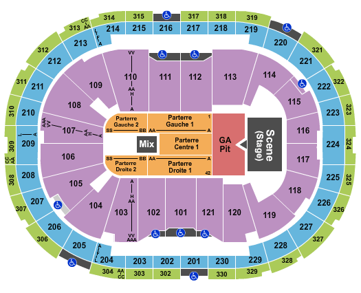 Centre Videotron Keith Urban Seating Chart