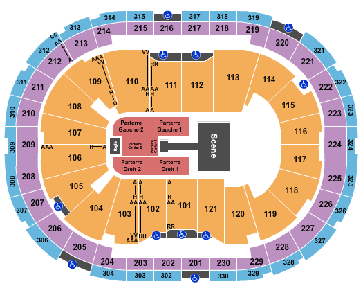 Centre Videotron Marc Dupre Seating Chart