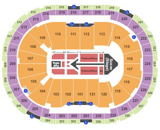 Centre Videotron Maroon 5 Seating Chart