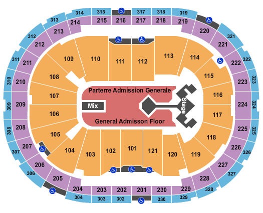 Centre Videotron Muse Seating Chart