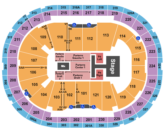Centre Videotron Old Dominion Seating Chart
