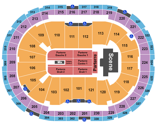 Centre Videotron Paul McCartney Seating Chart