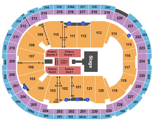 Centre Videotron Scorpions Seating Chart